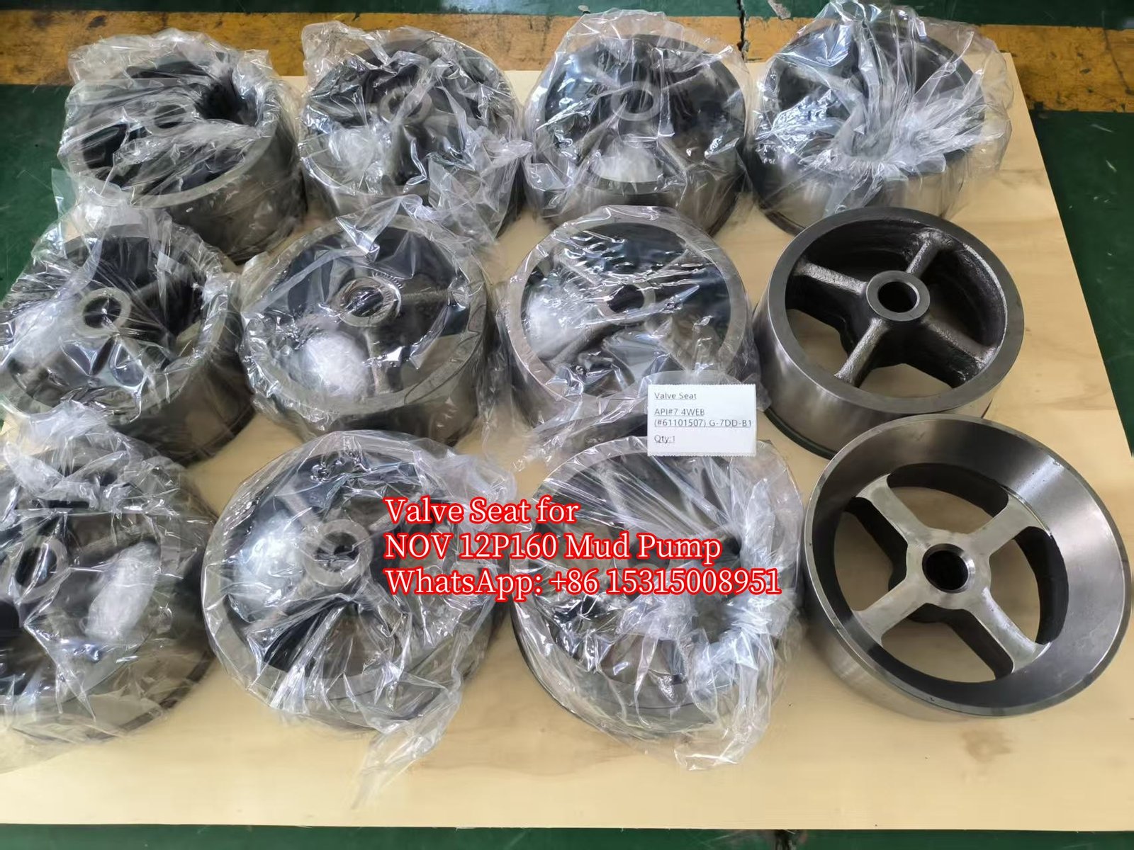 NOV 12P160 API #7 4 WEB Valve Seat PN 61101507 -2