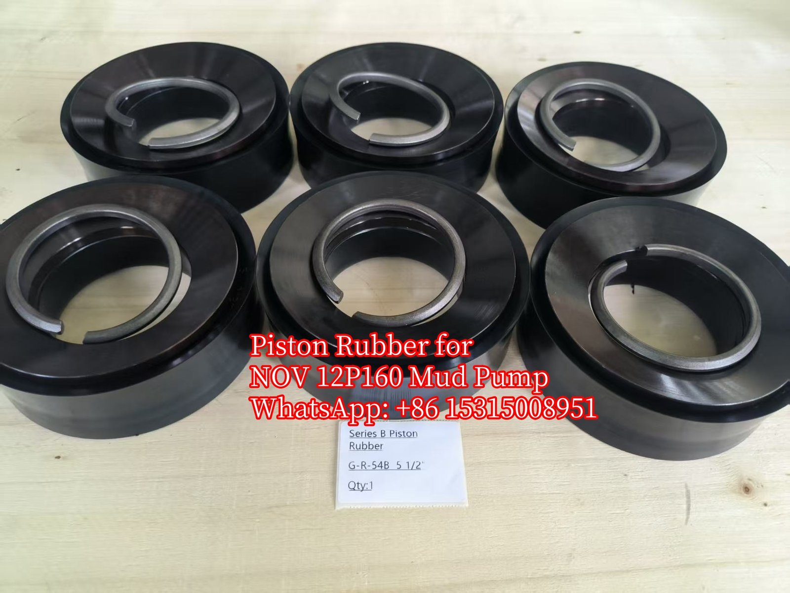 Series B Piston Rubber 5.5inch PN 15180227 -1