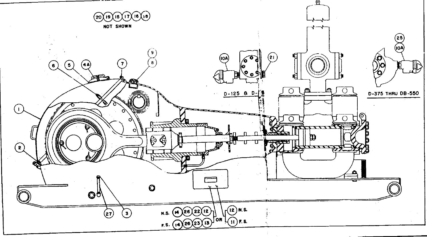 NOV Continental EMSCO D125 D225 D375 D550 DB550 DA700 DA850 D1350 DC1650 Duplex Mud Pump Parts List Manual
