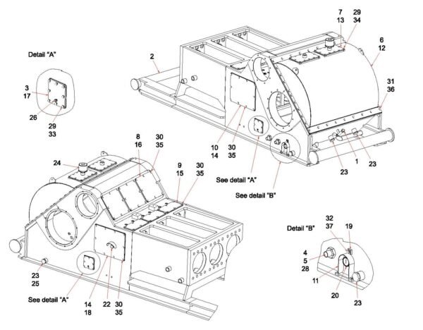 Drillmec 9T800 Triplex Mud Pump Parts List Manual - Image 4