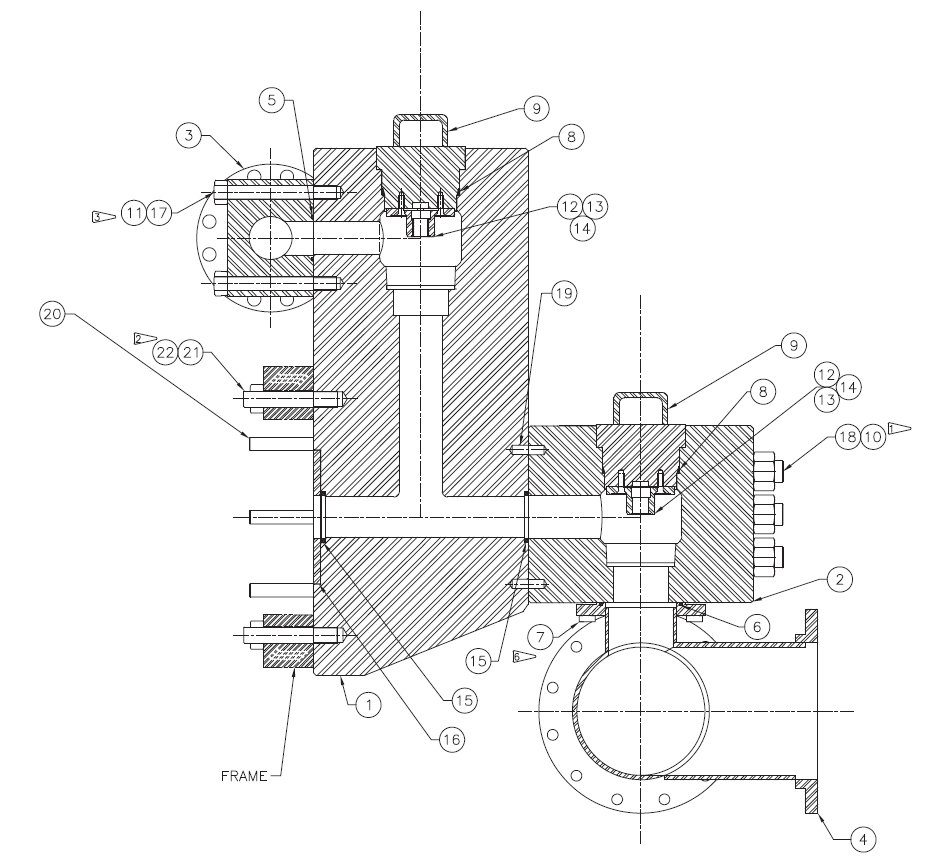 LEWCO W2200 W3000 Triplex Mud Pump Expendable Parts Manual List