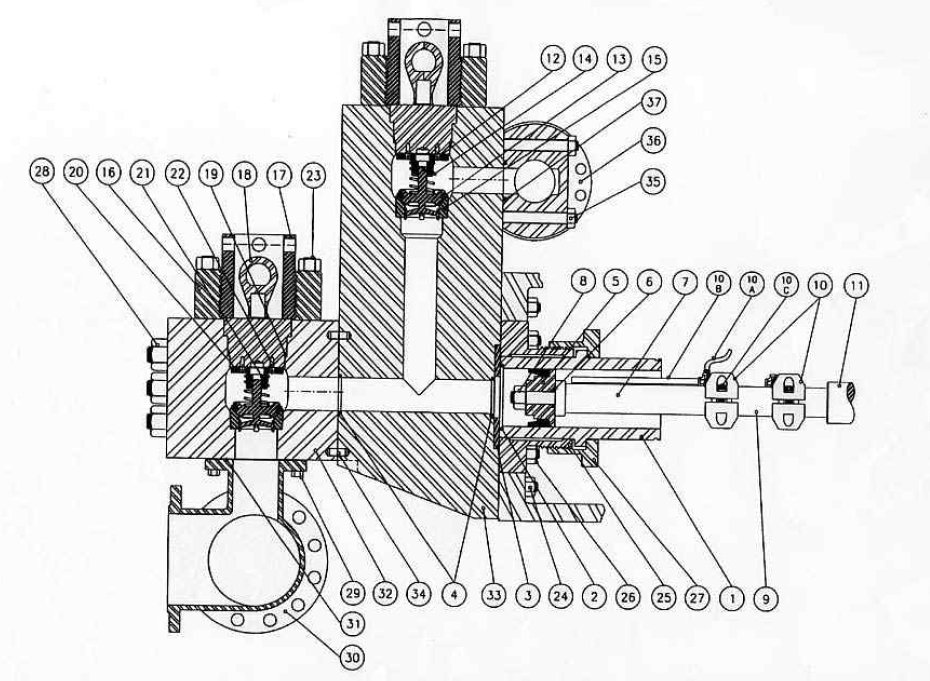LEWCO W2200 W3000 Triplex Mud Pump Expendable Parts Manual List