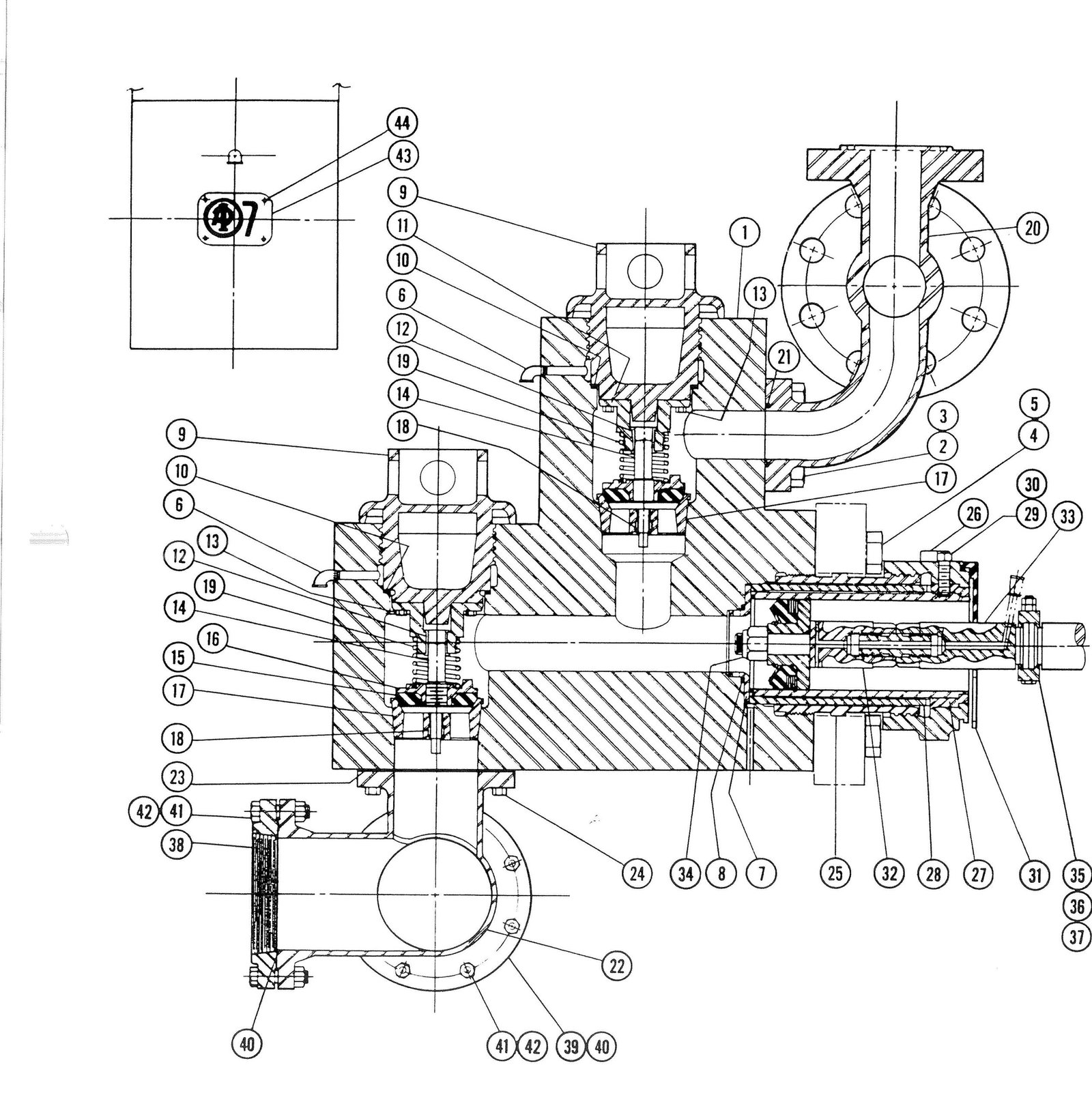 Oilwell A1100PT Triplex Mud Pump Parts Manual List