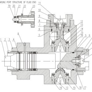 SJPETRO SJ300 Triplex Plunger Pump Parts Manual List