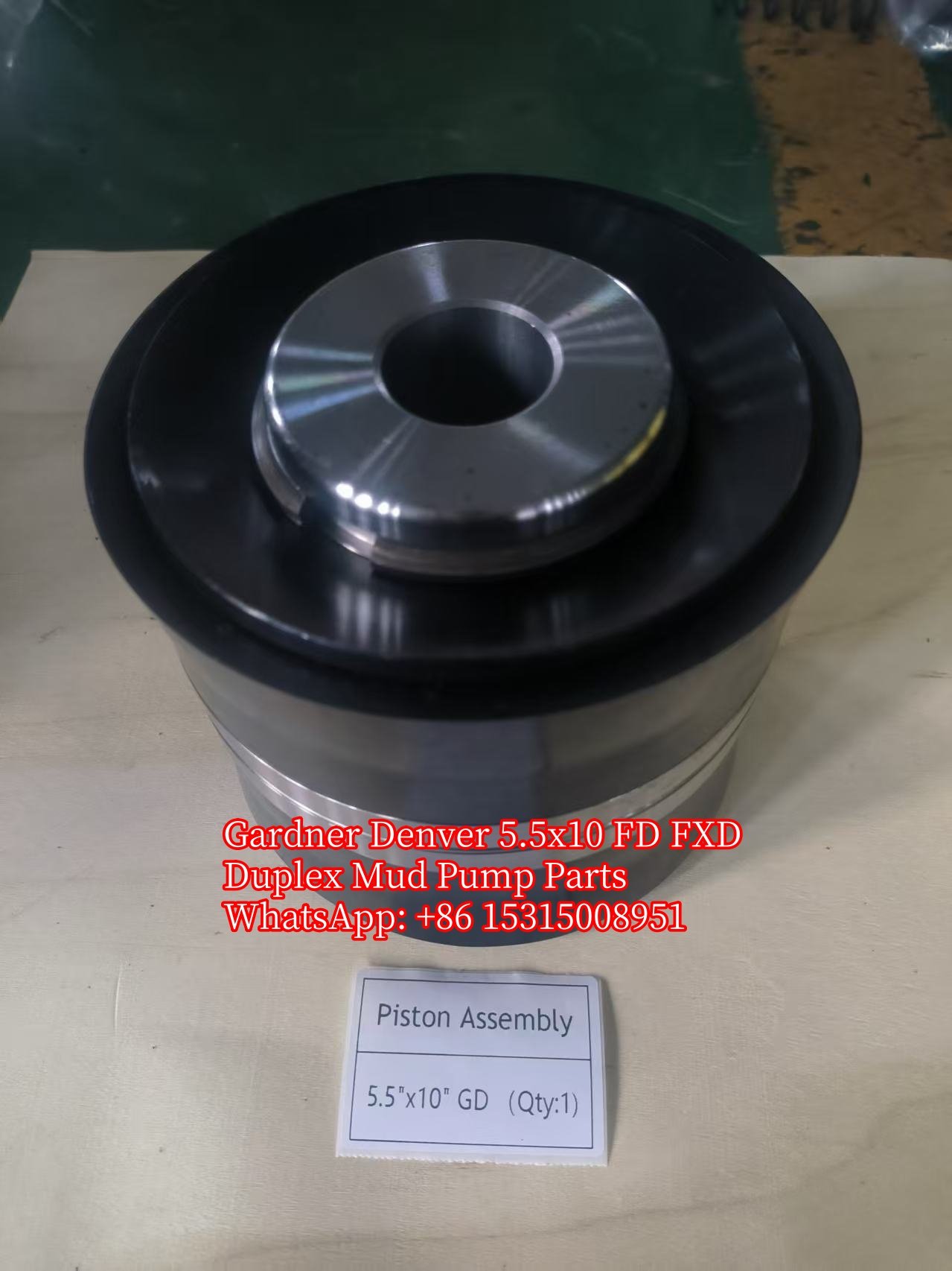 Gardner Denver Duplex Mud Pump 5.5x10 FD FXD Piston Assembly