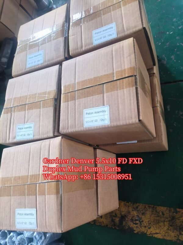 Gardner Denver Duplex Mud Pump 5.5x10 FD FXD Piston Assembly