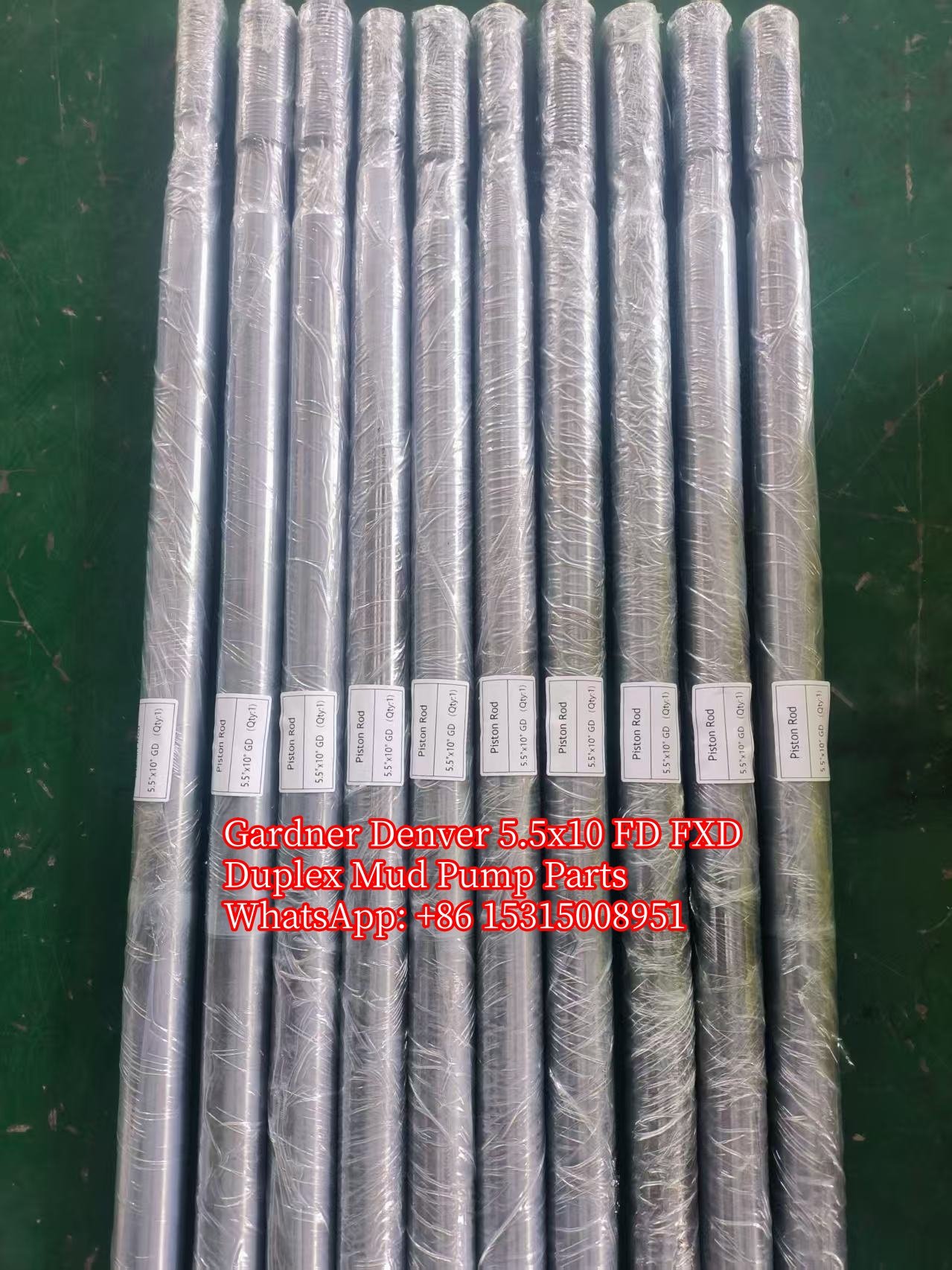 Gardner Denver Duplex Mud Pump 5.5x10 FD FXD Piston Rod