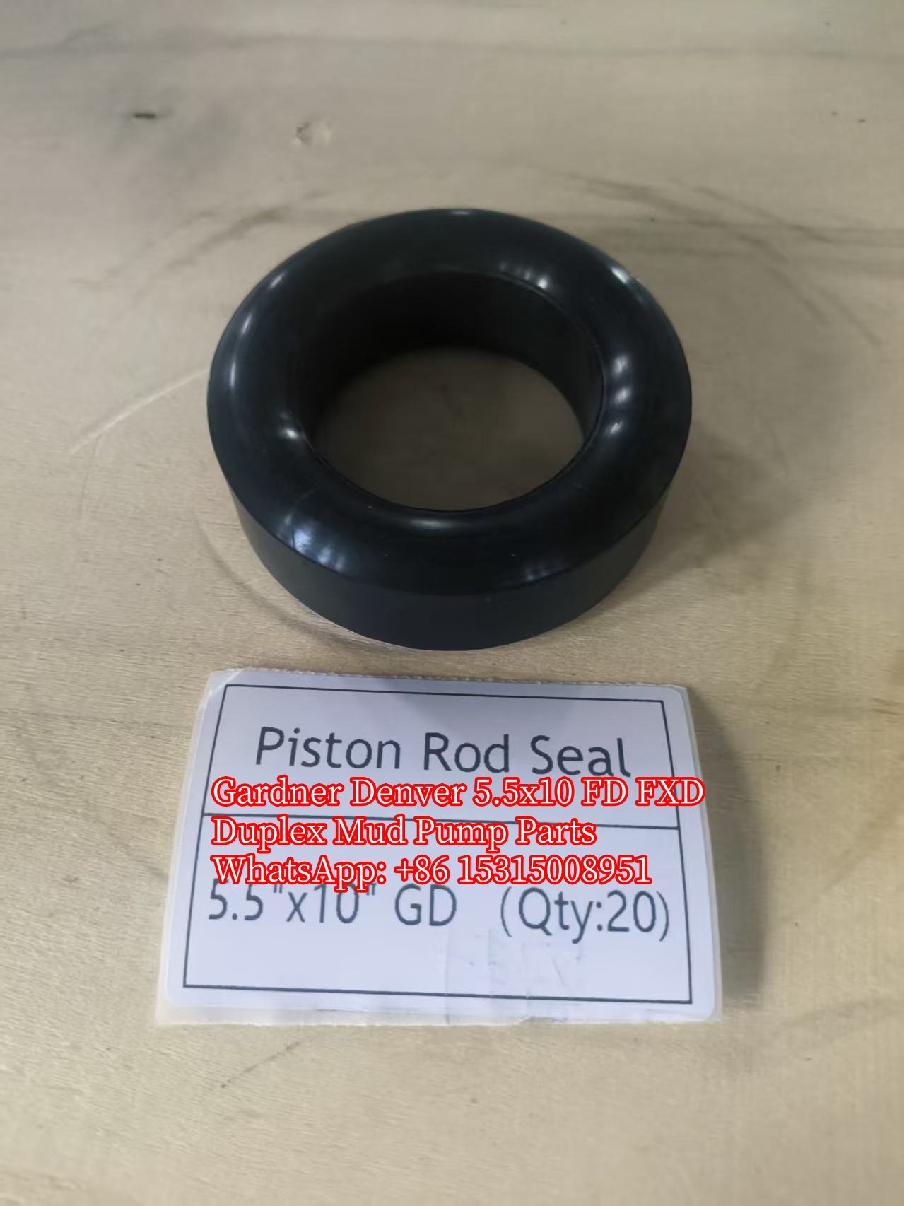Gardner Denver Duplex Mud Pump 5.5x10 FD FXD Piston Rod Seal
