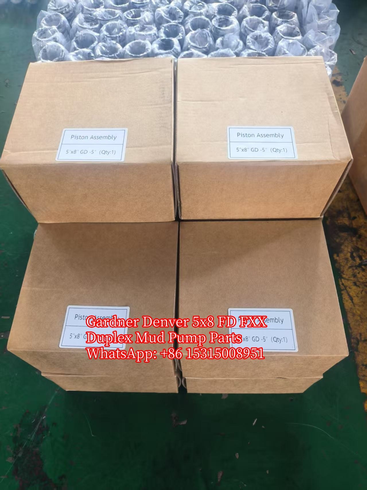 Gardner Denver Duplex Mud Pump 5x8 FD FXX Piston Assembly