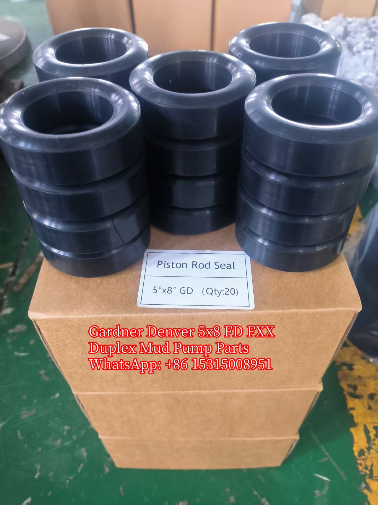 Gardner Denver Duplex Mud Pump 5x8 FD FXX Piston Rod Seal