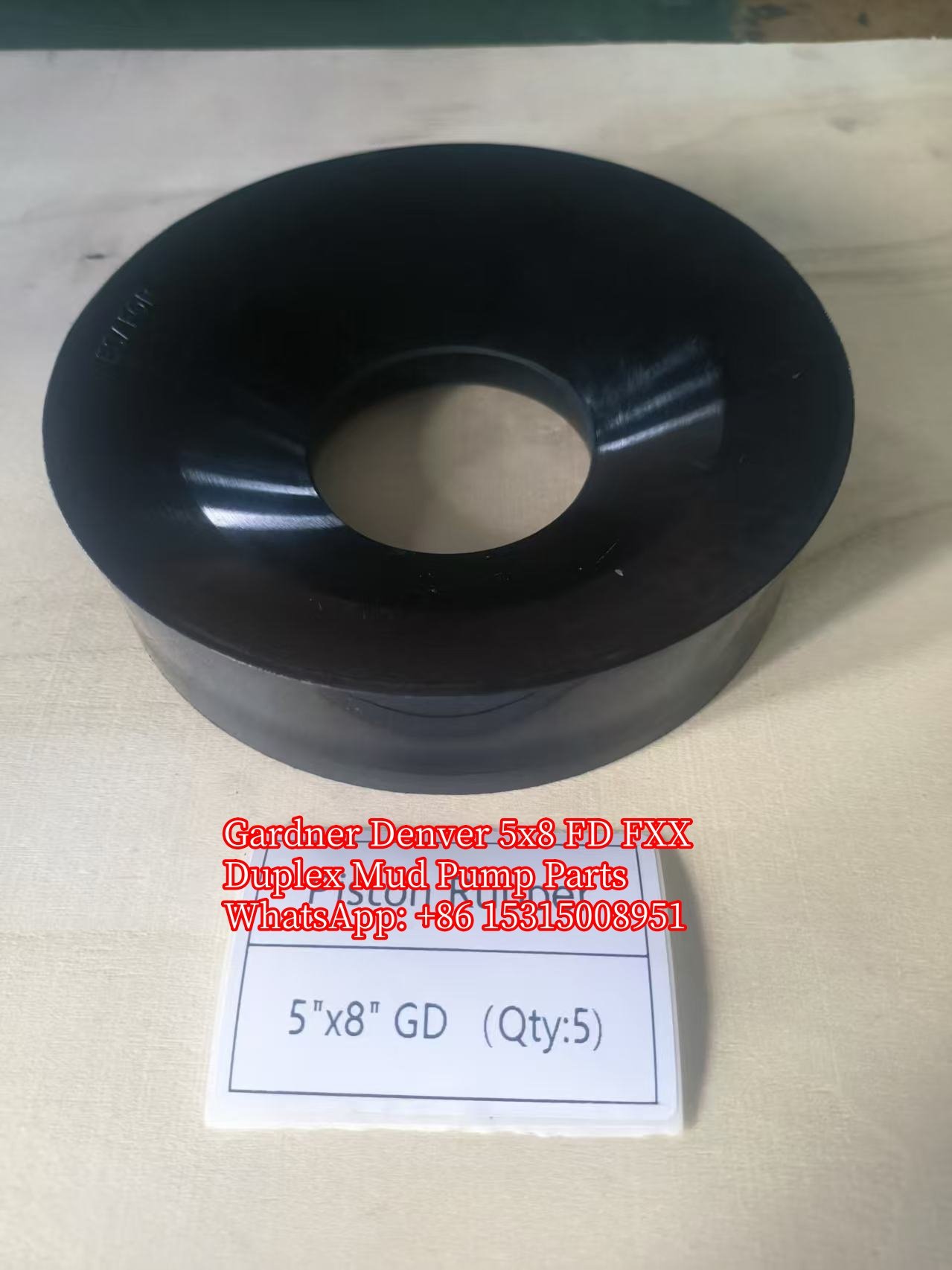 Gardner Denver Duplex Mud Pump 5x8 FD FXX Piston Rubber