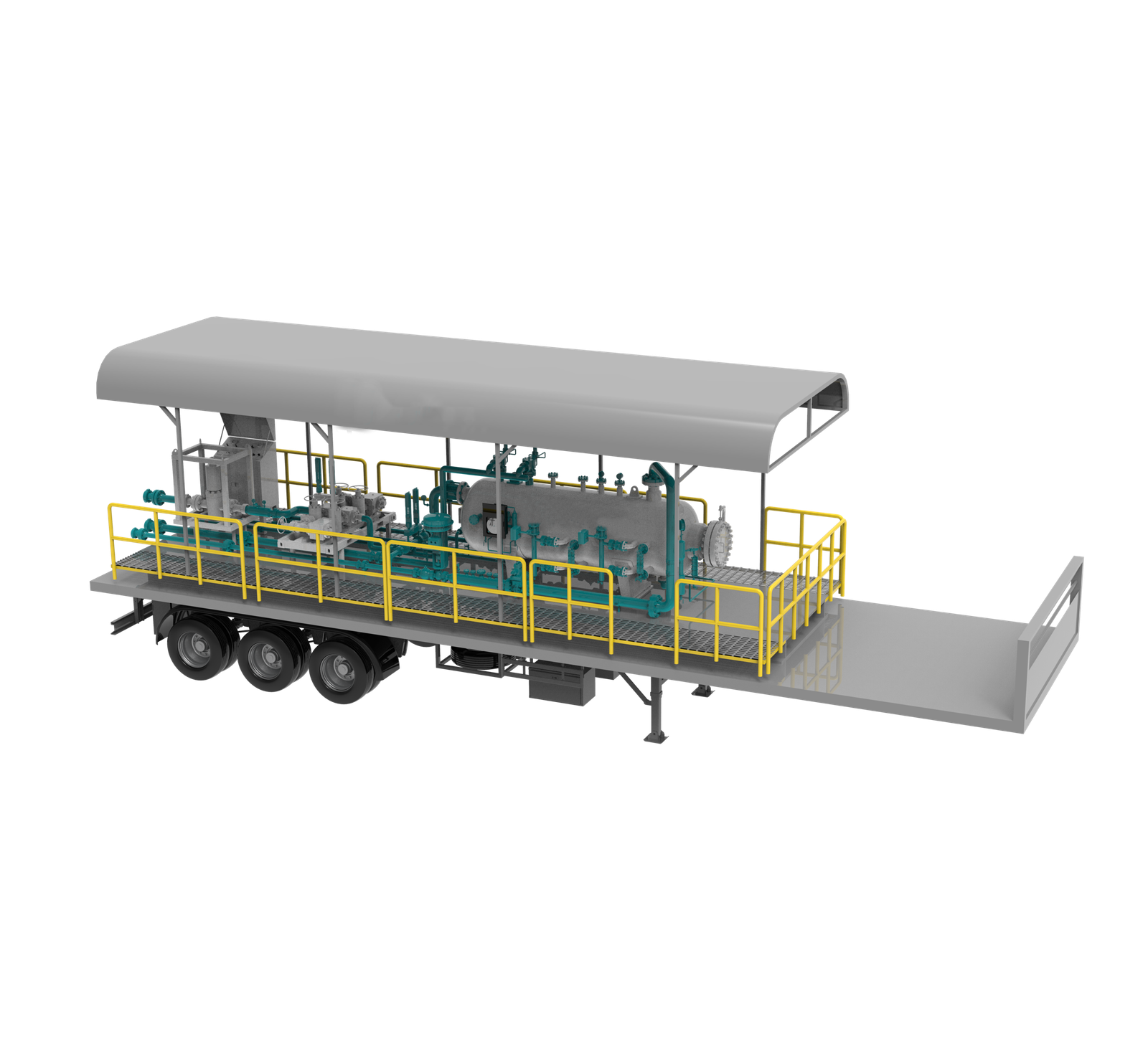 Mobile Well Testing Separator with ESD and Choke Manifold